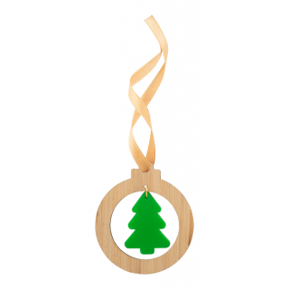 Weihnachstbaumschmuck  DoubleTree, grün/natur
