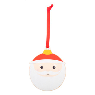 Weihnachtsbaumschmuck, Santa Claus Skaland, rot/weiß