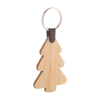 Weihnachtlicher Schlüsselanhänger Weihnachtsbaum Fjerny, natur