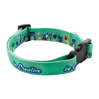 Individuelles Hundehalsband Ziggy, weiß