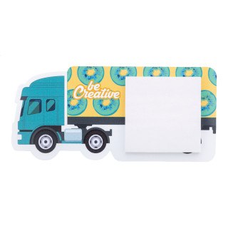 Individueller Kühlschrankmagnet CreaStick Fridge Cargo, weiß
