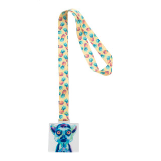 Individuelle Medaille Subdal Colour Square, transparent