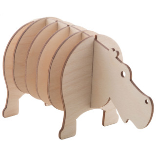 Untersetzer-Set, Hippo Noah, natur