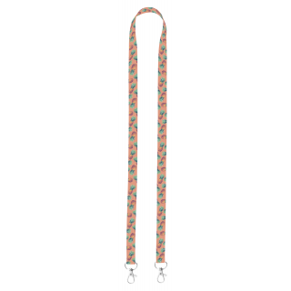 Sublimations-Lanyard Subyard 15 Double, weiß