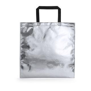 Einkaufstasche Metalot, silber