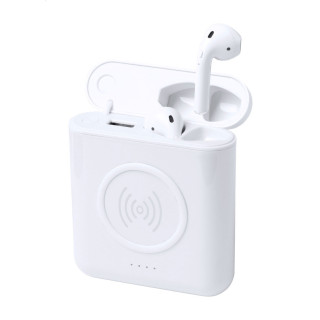 Powerbank-Kopfhörer Repte, weiß