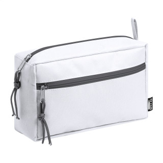 RPET Kosmetik-Tasche Cosmax, weiß