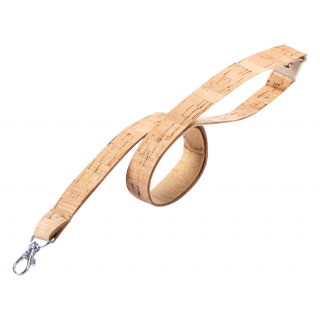 Kork-Lanyard Trino, beige