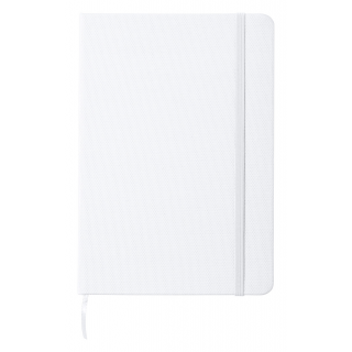 RPET-Notizbuch Baccata, weiß