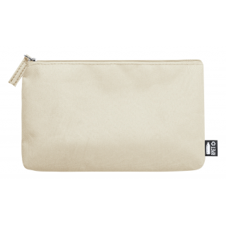 Kosmetiktasche aus RPET Akilax, beige