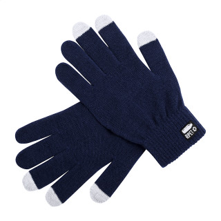 RPET Touchscreen-Handschuhe Retap, dunkelblau
