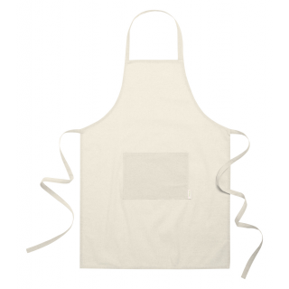 Baumwoll-Schürze Cuoco, beige