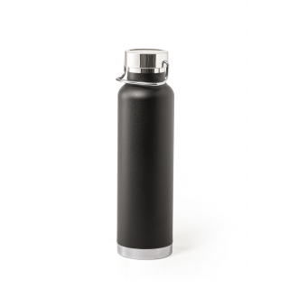Kupferisolierte Thermoflasche Cuppar, schwarz