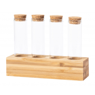 Gewürzbehälterset Galangal, natur/transparent