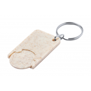 Einkaufswagen-Chip/Schlüsselanhänger Prolex, natur