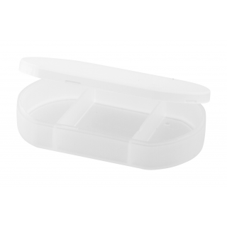 Pillendose Tripill, mattweiß