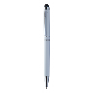 Touchpen mit Kugelschreiber Bishop, weiß