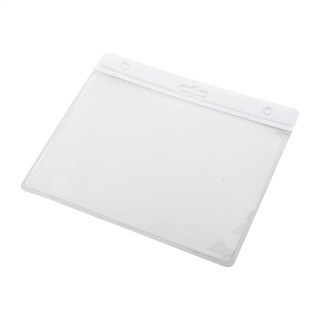 Ausweishülle Bahhol, transparent/weiß