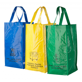 Recycling-Mülltüten Sortex, mehrfarbig