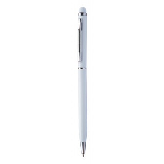 Touchpen mit Kugelschreiber  Byzar, weiß