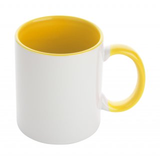 Tasse InnoColour, weiß/gelb