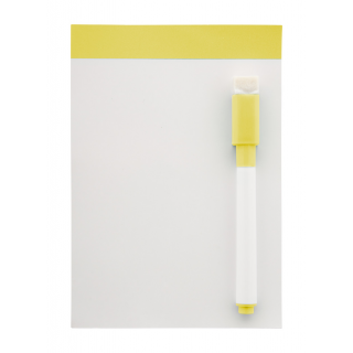 Magnetische Notiztafel Yupit, weiß/gelb