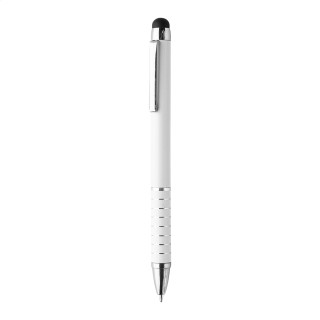 Touchpen mit Kugelschreiber Gambit, weiß