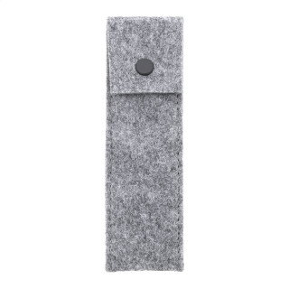 Stifteetui RPET Refelt Pen, grau