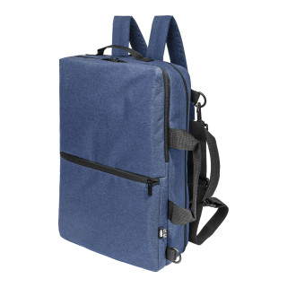 Dokumentenrucksack, RPET Walton, dunkelblau