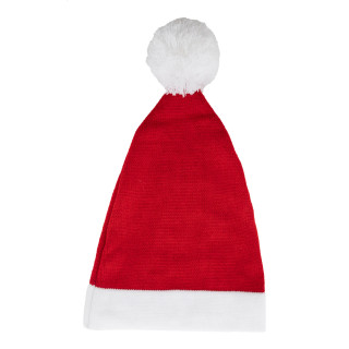 gestrickte Weihnachtsmütze Babbo, rot