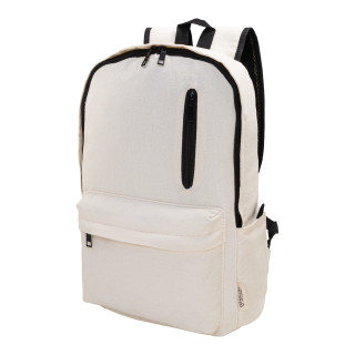 Rucksack aus recyceltem Canvas Recabak, natur