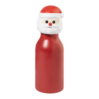Isolierflasche, Weihnachtsmann Nordflaska, rot