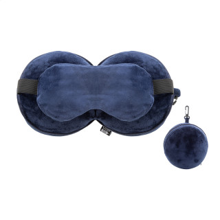 Reisekissen RPET Dreamfly, dunkelblau