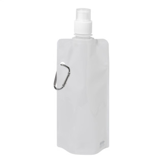 Faltbare RPET Flasche Carabol, weiß