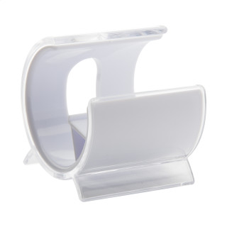 Handyhalter Barry, transparent/weiß