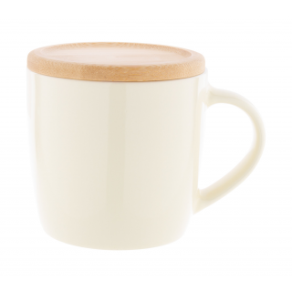 Tasse Hemera Plus, weiß/natur