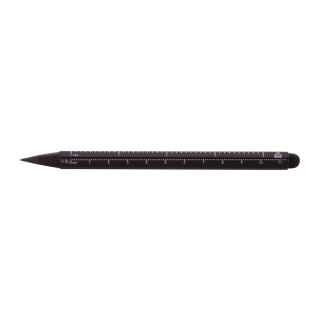 Tintenloser Stift mit Lineal Ruloid, schwarz