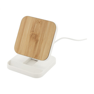Wireless-Charger/Handyhalter Rabso, weiß