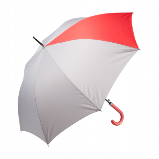 Regenschirm Stratus, rot/grau