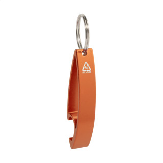 Flaschenöffner/Schlüsselanhänger Ellopi, orange