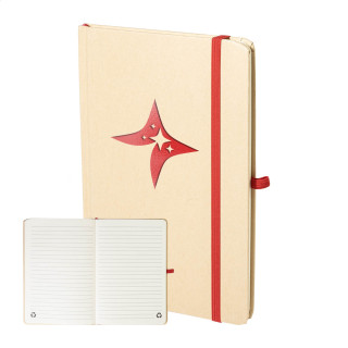 Notizbuch mit Farbeffekt Collus A5, rot