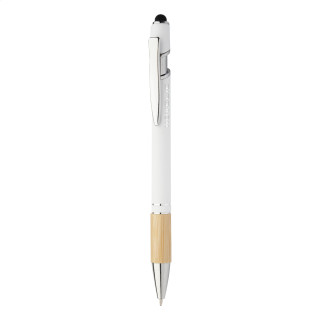 Touchpen mit Kugelschreiber Bonnel, weiß