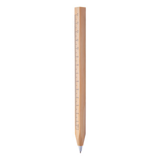 Kugelschreiber mit Lineal Burnham Black, natur