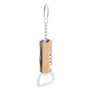 Schlüsselanhänger mit Flaschenöffner Sukubo Mini, natur