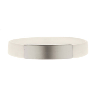 Armband Platty, weiß