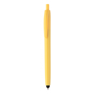 Kugelschreiber mit Touchpen Leopard Touch, gelb