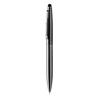 Touchpen mit Kugelschreiber Rosey, schwarz