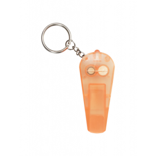 Schlüsselanhänger mit Pfeife Coach, orange
