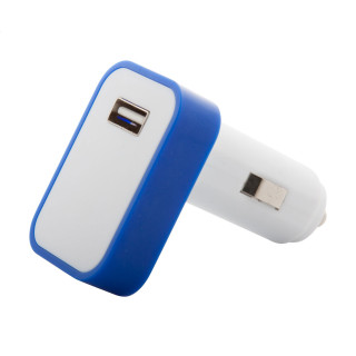 USB-Ladeadapter Waze, weiß/blau