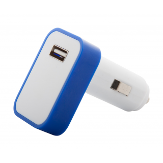 USB-Ladeadapter Waze, weiß/blau